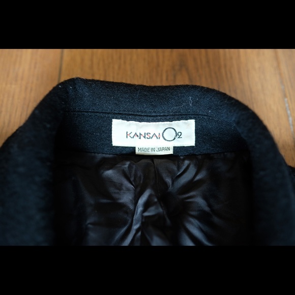 Kansai Yamamoto Suede/Wool Fringe Jacket  M Japan - Picture 4 of 8